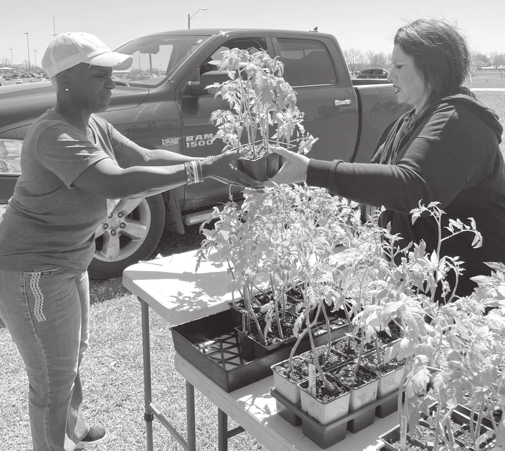 Vendors with the Checotah?s Farmers