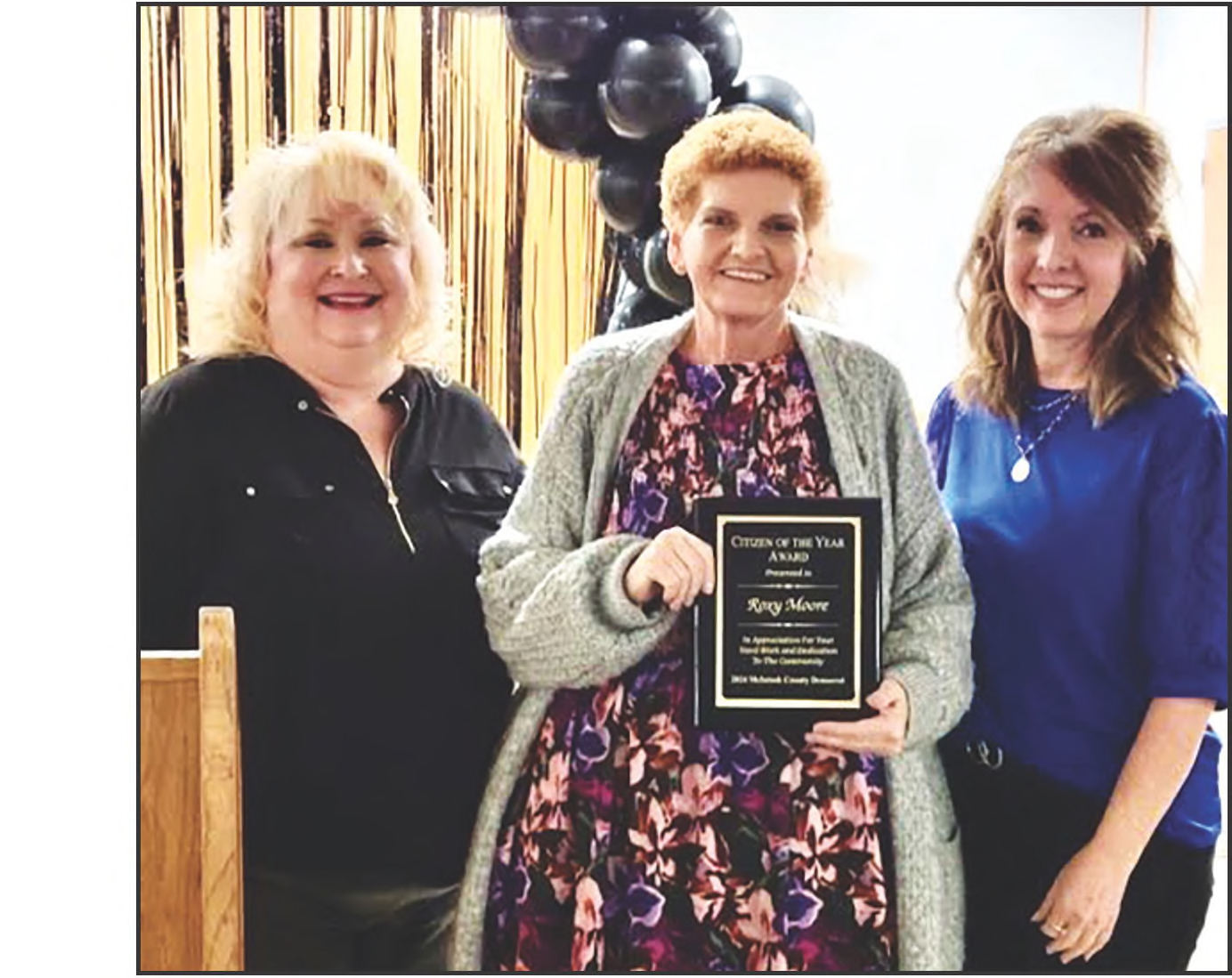 McIntosh County Democrat Citizen of the Year announced News